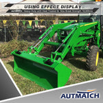 AUTMATCH Tractor Bucket Grab Hook 3/8" (2 Pack), Grade 70 Forged Steel Bolt On Grab Hook Tow Hook Mount with Backer Plate & Rubber Pads, Max 18,000Lbs Work for Loader, Tractor Bucket, Truck, Matte Black