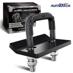 AUTMATCH Hitch Tightener Anti-Rattle Clamp Heavy Duty Steel Stabilizer for 1.25 and 2 inch Trailer Hitches Grainstone