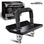 AUTMATCH Hitch Tightener Anti-Rattle Clamp Heavy Duty Steel Stabilizer for 1.25 and 2 inch Trailer Hitches Grainstone