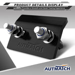 AUTMATCH Hitch Tightener Anti-Rattle Clamp Heavy Duty Steel Stabilizer for 1.25 and 2 inch Trailer Hitches Grainstone