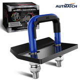 AUTMATCH Hitch Tightener Anti Rattle Stabilizer - Heavy Duty Hitch Clamp for 2.5 Inch Trailer Hitches, Rubber Isolator and Anti-Rust Double Coating Protective, Blue & Black