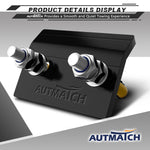 AUTMATCH Hitch Tightener Anti Rattle Stabilizer - Heavy Duty Hitch Clamp for 2.5 Inch Trailer Hitches, Rubber Isolator and Anti-Rust Double Coating Protective, Yellow & Black