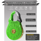 AUTMATCH Winch Snatch Block 18 Ton - Winch Pulley (79,366 Lbs) Break Strength, Heavy Duty Off Road Recovery Towing Pulley Blocks for Synthetic Rope or Steel Cable, Truck, UTV, ATV, Green