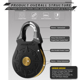 AUTMATCH Winch Snatch Block 18 Ton - Winch Pulley (79,366 Lbs) Break Strength, Heavy Duty Off Road Recovery Towing Pulley Blocks for Synthetic Rope or Steel Cable, Truck, UTV, ATV, Matte Black