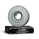 AUTMATCH Recovery Ring 76,000Lbs - Heavy Duty Flame Winch Snatch Block Pulley Ring for Synthetic Rope, Aluminum Towing Ring Off-Road Recovery Gear for Soft Shackle, SUV, UTV, ATV, Truck