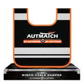 AUTMATCH Winch Cable Damper - Winch Damper for Safety Offroad Rope Recovery and Reducing Cable Recoil, Winch Strap Dampener with Reflective Strips and Storage Pocket