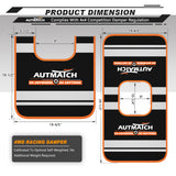 AUTMATCH Winch Cable Damper - Winch Damper for Safety Offroad Rope Recovery and Reducing Cable Recoil, Winch Strap Dampener with Reflective Strips and Storage Pocket