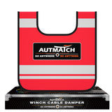 AUTMATCH Winch Cable Damper - Winch Damper for Safety Offroad Rope Recovery and Reducing Cable Recoil, Winch Strap Dampener with Reflective Strips and Storage Pocket