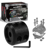 AUTMATCH Winch Cable Hook Stopper (1 Pack) Silicone  Rubber Shock Absorbent Winch Stopper Black