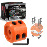 AUTMATCH Winch Cable Hook Stopper (1 Pack) Silicone  Rubber Shock Absorbent Winch Stopper Orange