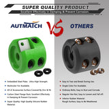 AUTMATCH Winch Cable Hook Stopper (1 Pack) Silicone  Rubber Shock Absorbent Winch Stopper Green