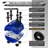 AUTMATCH Winch Cable Hook Stopper (1 Pack) Silicone  Rubber Shock Absorbent Winch Stopper Blue