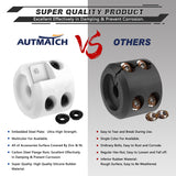 AUTMATCH Winch Cable Hook Stopper (1 Pack) Silicone  Rubber Shock Absorbent Winch Stopper White