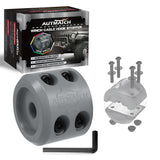AUTMATCH Winch Cable Hook Stopper (1 Pack) Silicone Rubber Shock Absorbent Winch Stopper Gray