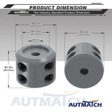 AUTMATCH Winch Cable Hook Stopper (1 Pack) Silicone Rubber Shock Absorbent Winch Stopper Gray