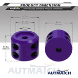 AUTMATCH Winch Cable Hook Stopper (1 Pack) Silicone Rubber Shock Absorbent Winch Stopper Purple