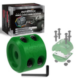 AUTMATCH Winch Cable Hook Stopper (1 Pack) Silicone Rubber Shock Absorbent Winch Stopper Dark Green