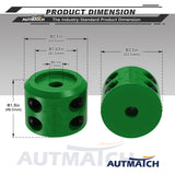 AUTMATCH Winch Cable Hook Stopper (1 Pack) Silicone Rubber Shock Absorbent Winch Stopper Dark Green
