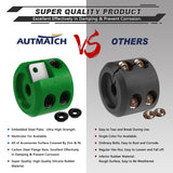 AUTMATCH Winch Cable Hook Stopper (1 Pack) Silicone Rubber Shock Absorbent Winch Stopper Dark Green