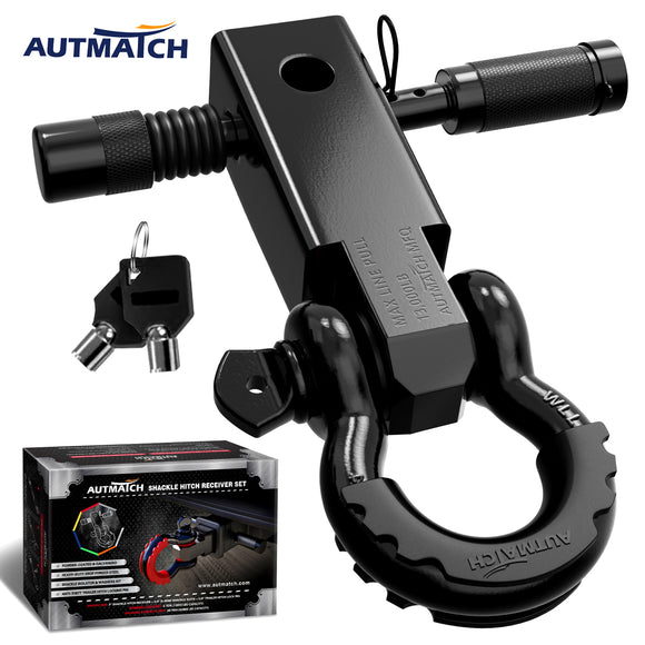 InfiniteRule 2 Pack Hitch Lock Set For Shocker Hitch Bumper Hitch - Keyed Alike, 3.0" Receiver Lock, 21K LB Rated - View #3