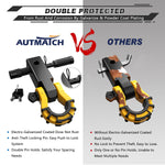 AUTMATCH Mega Shackle Hitch Receiver 2 Inch with 3/4" D Ring Shackle and 5/8" Trailer Hitch Lock Pin, 68,000 Lbs Break Strength, Black & Yellow