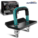 AUTMATCH Hitch Tightener Anti-Rattle Clamp Heavy Duty Steel Stabilizer for 1.25 and 2 inch Trailer Hitches Teal & Black