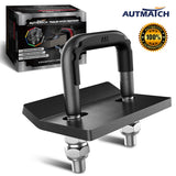 AUTMATCH Hitch Tightener Anti-Rattle Clamp Heavy Duty Steel Stabilizer for 1.25 and 2 inch Trailer Hitches Gunmetal Gray
