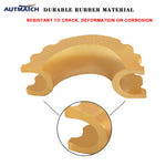 AUTMATCH 3/4" D-Ring Shackle Isolators Washers Kits Rubber Gear Design Rattling Protection Gold Shackle Cover 2Pcs