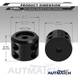 AUTMATCH Winch Cable Hook Stopper (2 Pack) Silicone  Rubber Shock Absorbent Winch Stopper Black