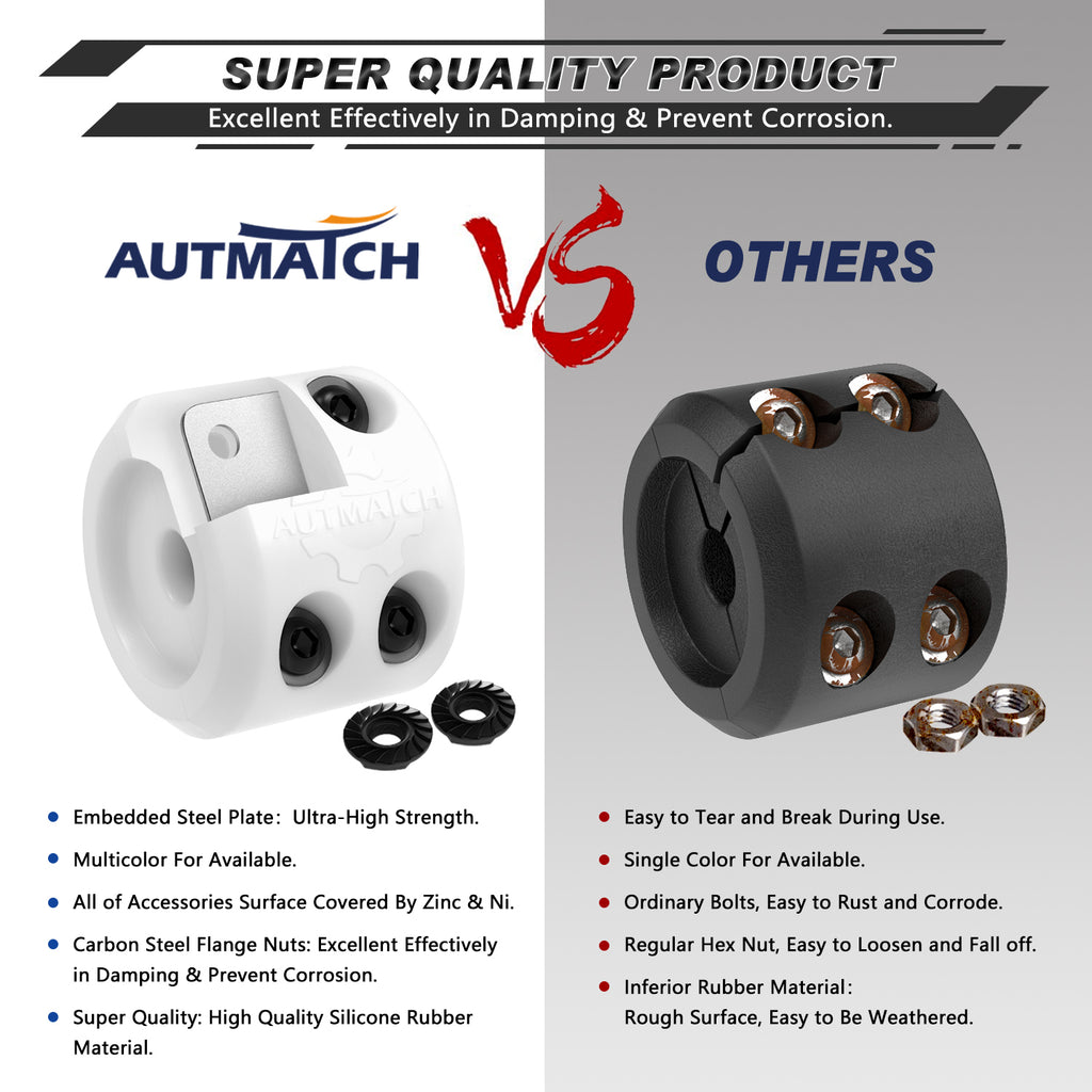 AUTMATCH Winch Cable Hook Stopper (2 Pack) Silicone Rubber Shock Absor –  Autmatch