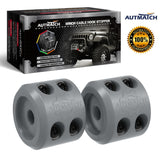 AUTMATCH Winch Cable Hook Stopper (2 Pack) Silicone  Rubber Shock Absorbent Winch Stopper Gray