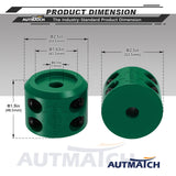 AUTMATCH Winch Cable Hook Stopper (2 Pack) Silicone  Rubber Shock Absorbent Winch Stopper Dark Green